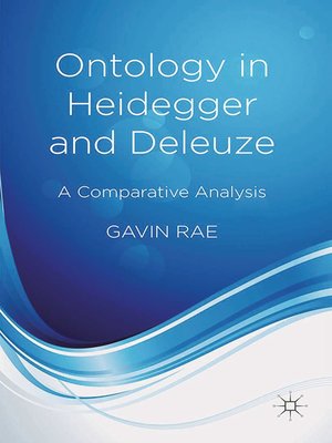 cover image of Ontology in Heidegger and Deleuze